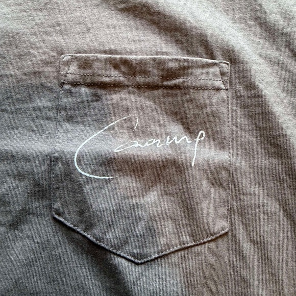 Caamp Band Heavy Cotton Shirt Rolling Hills Pocket Tee Tour 2025 - Medium - Picture 2 of 4